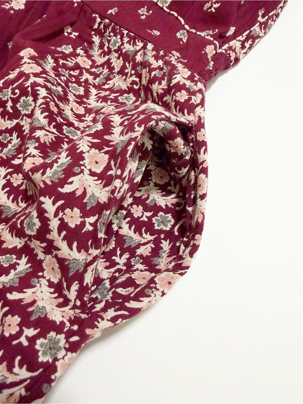 Fat Face Kelly Red Wild Ditsy Floral Cotton Boho Midi Dress - Picture 10 of 15